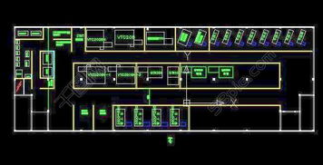 北京某工廠平面布局圖室內設計圖免費獲取指南 DWG格式與編號14682066解析